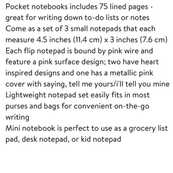 NWT Kate Spade “ Love You More” Spiral Notepad Set - Picture 4 of 4